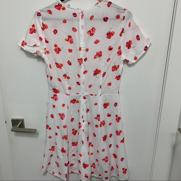 White and red floral Gap dress - Picture 2 of 3